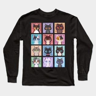 Dark Forest Cats Long Sleeve T-Shirt